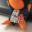 子宝・安産祈願に★オレンジ　お守り付き　さるぼぼストラップ For Sale