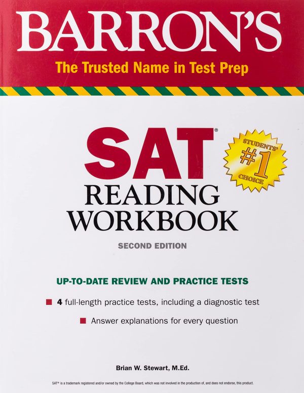 SAT Reading Workbook on Sale