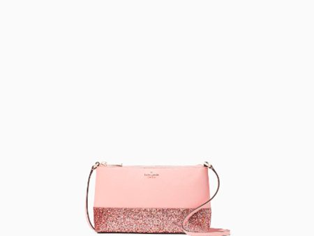 Kate Spade- Flash Glitter Crossbody (Pink) Supply