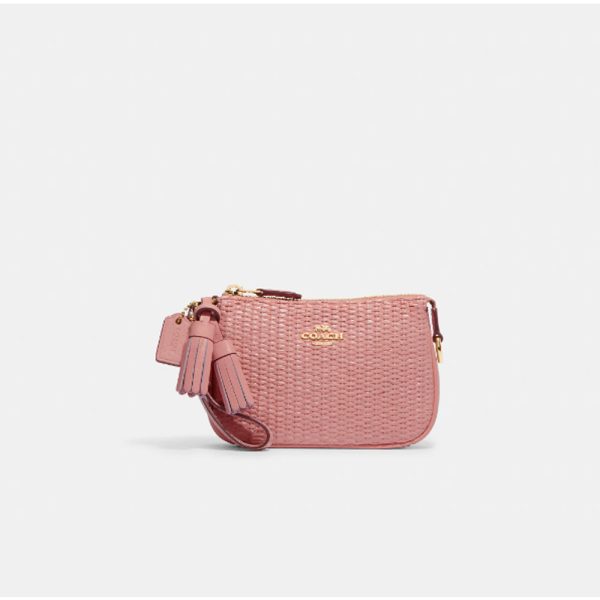 Coach- Nolita 15 In Straw (Gold Shell Pink Multi) Cheap