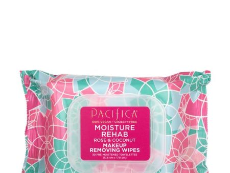 Pacifica Beauty-Moisture Rehab Rose & Coconut Makeup Removing Wipes1 Online now