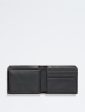 Calvin Klein- Saffiano Leather Coin Pouch Bifold Wallet - Brown Powder Online Hot Sale