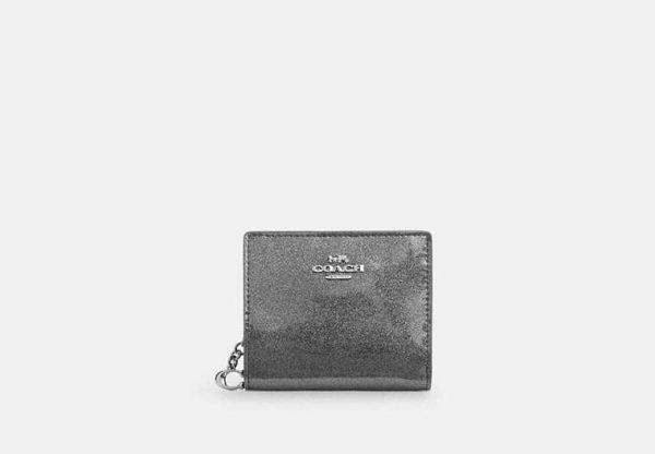 Coach- Snap Wallet - Silver Gunmetal Online