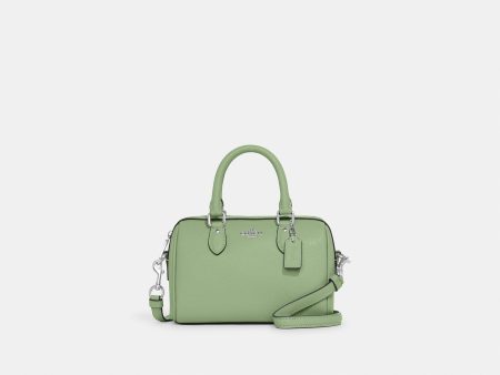 Coach- Mini Rowan Crossbody (Silver Pale Pistachio) Online Hot Sale