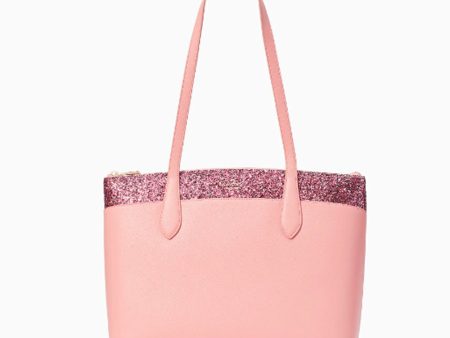 Kate Spade- Flash Glitter Tote (Pink) Hot on Sale