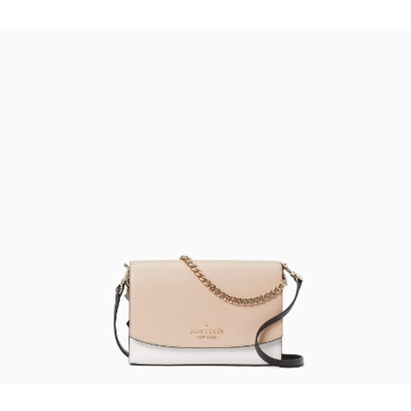 Kate Spade- Carson Convertible Crossbody (Warm Beige Multi) on Sale