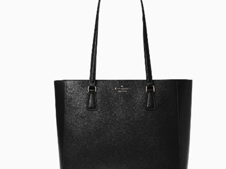 Kate Spade- Perry Leather Laptop Tote (Black) Fashion