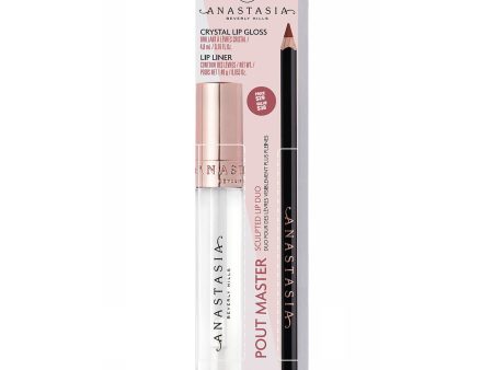 Anastasia Beverly Hills- Pout Master Sculpted Lip Duo - CLEAR MALT For Sale