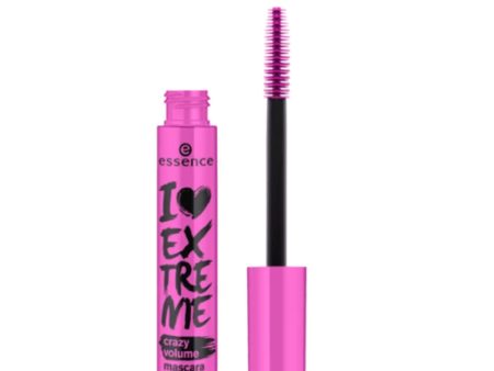 Essence- I Love Extreme Crazy Volume Mascara - 01 Black Hot on Sale