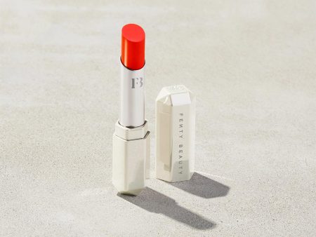 Fenty Beauty- SLIP SHINE SHEER SHINY LIPSTICK (Tang Thang Red Orange) Online Sale