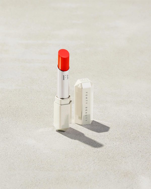 Fenty Beauty- SLIP SHINE SHEER SHINY LIPSTICK (Tang Thang Red Orange) Online Sale