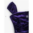 Zaful- Cinched Velvet Mini Bodycon Dress - Purple Online