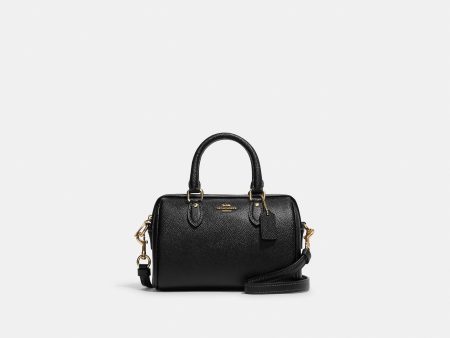 Coach- Mini Rowan Crossbody (Gold Black) Online Hot Sale