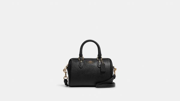 Coach- Mini Rowan Crossbody (Gold Black) Online Hot Sale