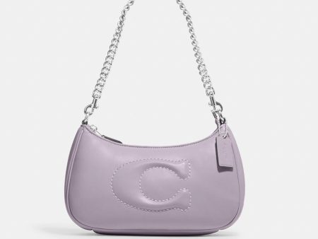 Coach- Teri Shoulder Bag With Signature Quilting (Silver Mist) Sale