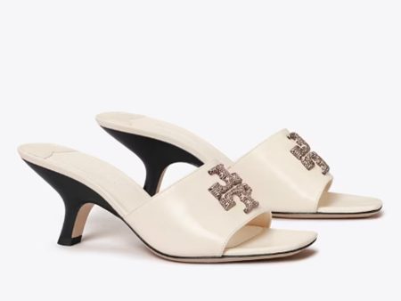 Tory Burch- Eleanor Pave Mule Sandal - New Ivory on Sale