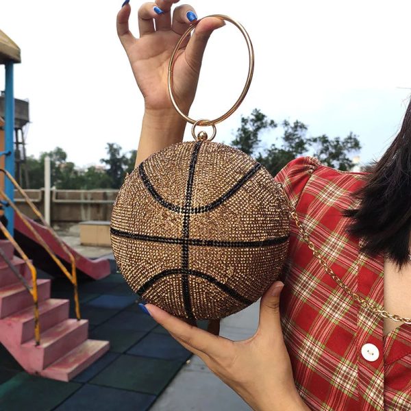 Basketball Diamond Ball Party Purses - Shoulder Chain Bag Football, Soccer, etc.) Online Sale