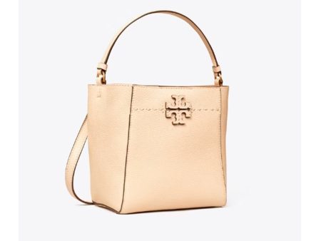 Tory Burch- Small McGraw Bucket Bag (Brie) Fashion