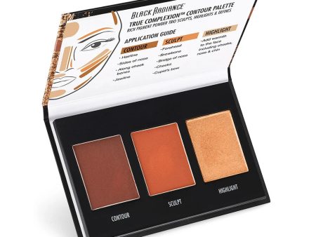 Black Radiance- True Complexion™ Contour Palette - Light To Medium Online now