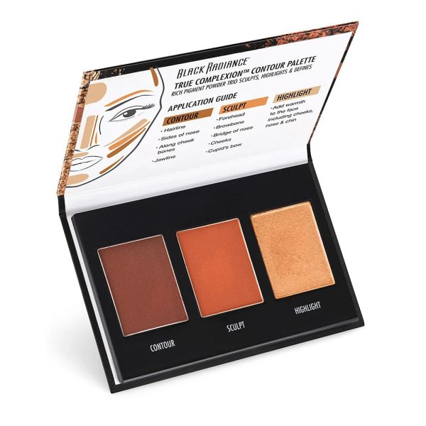 Black Radiance- True Complexion™ Contour Palette - Light To Medium Online now