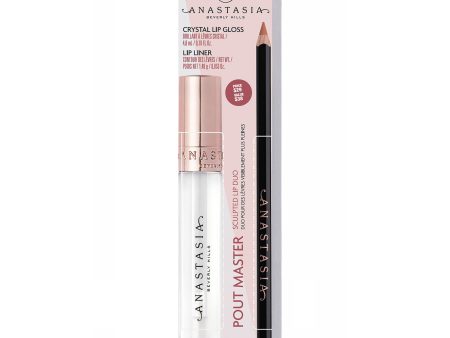 Anastasia Beverly Hills- Pout Master Sculpted Lip Duo - CLEAR WARM TAUPE Sale