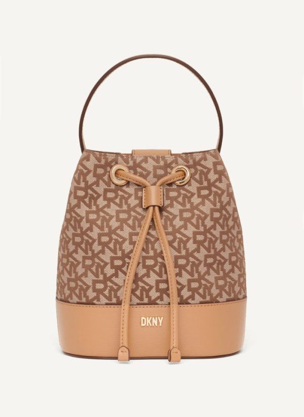 DKNY- Inessa Bucket Bag (Chino Cashew) Cheap