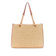 Guess- Aviana Straw Tote (New Brown) Hot on Sale