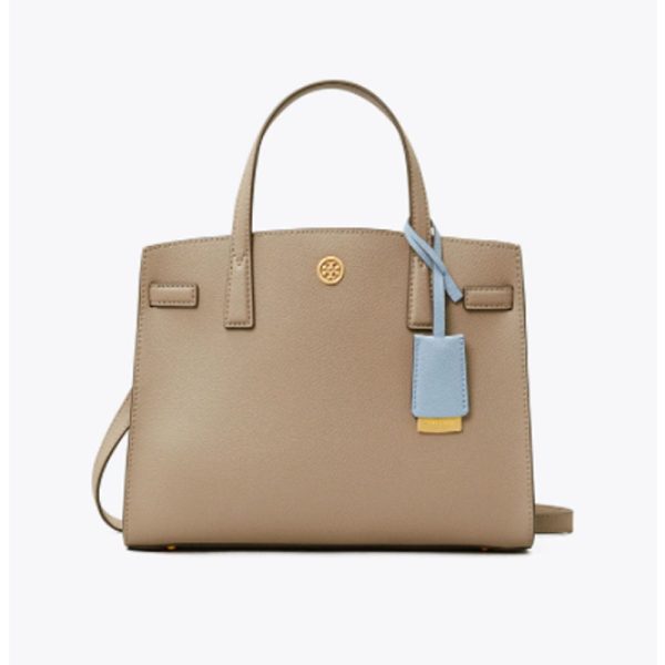 Tory Burch- Walker Small Satchel (Grey Haron) For Cheap