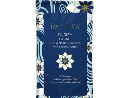 Pacifica Beauty-Purify Coconut Water Cleansing Wipes (10 ct)1 Hot on Sale