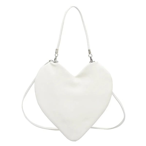 Trendy Heart Shaped Chessboard Crossbody Shoulder HandBag For Discount