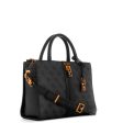 Guess- Ginevra Logo Elite Society Satchel (Cloud Wash) Supply