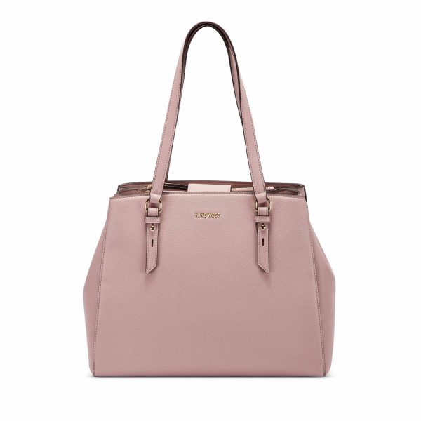 Ninewest- Tansy Multi Compartment Carryall (Dk Pink Salt) Online