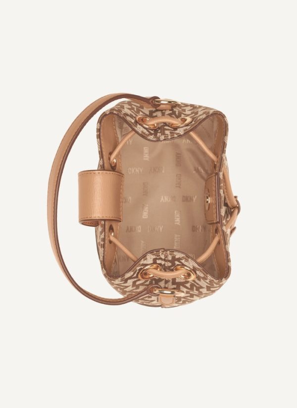 DKNY- Inessa Bucket Bag (Chino Cashew) Cheap