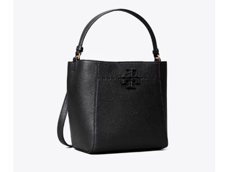 Tory Burch- Small McGraw Bucket Bag (Black) Online Sale