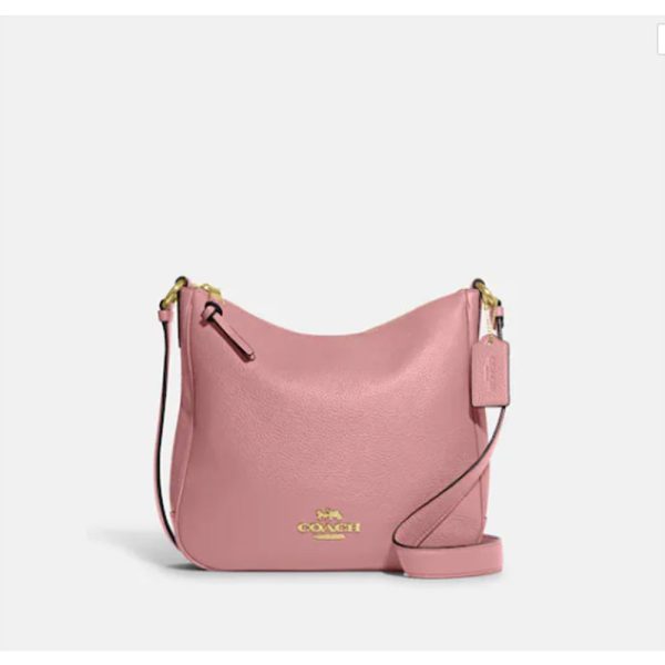 Coach- Ellie File Bag - Gold True Pink Fashion