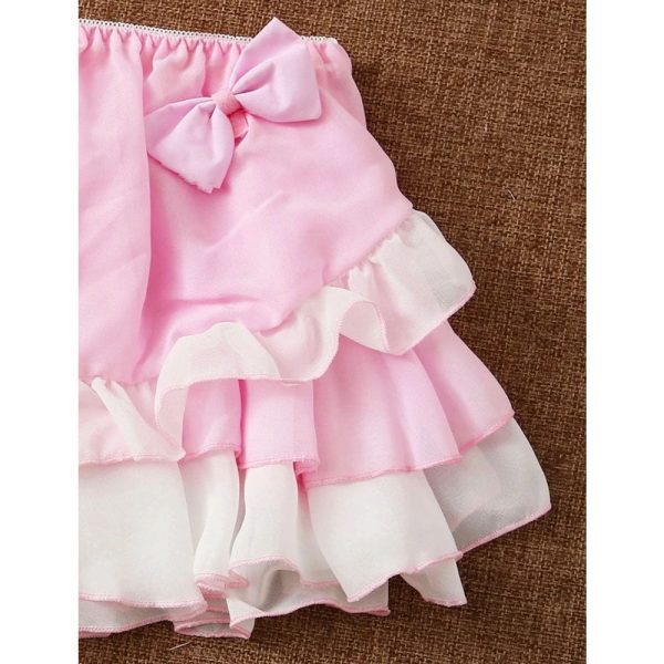 Romwe- 5pack Layered Ruffle Maid Sexy Costume on Sale