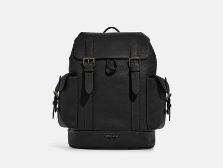 Coach- Hudson Backpack (Gunmetal Black) Hot on Sale