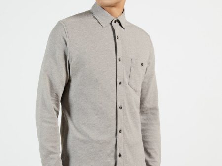 Ted Baker-Long sleeve textured shirt For Discount