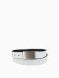 Calvin Klein- Saffiano Reversible Plaque Buckle Belt on Sale