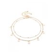 Zaful- Multilayered Star Pendant Choker Necklace - Gold Fashion