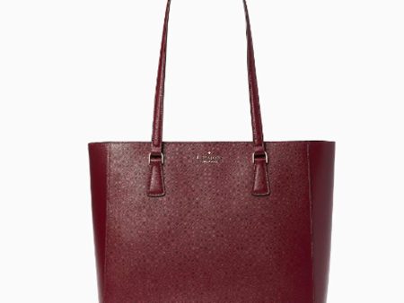 Kate Spade- Perry Leather Laptop Tote (Deep Berry) Cheap