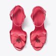 Tory Burch- Flower Heeled Sandal - Light Berry Supply