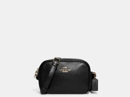 Coach- Mini Jamie Camera Bag - Gold Black For Sale