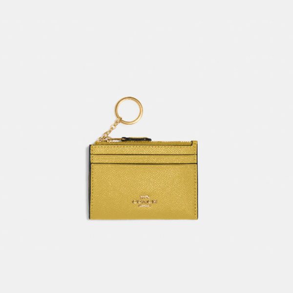 Coach- Mini Skinny Id Case (Im Chartreuse) Fashion