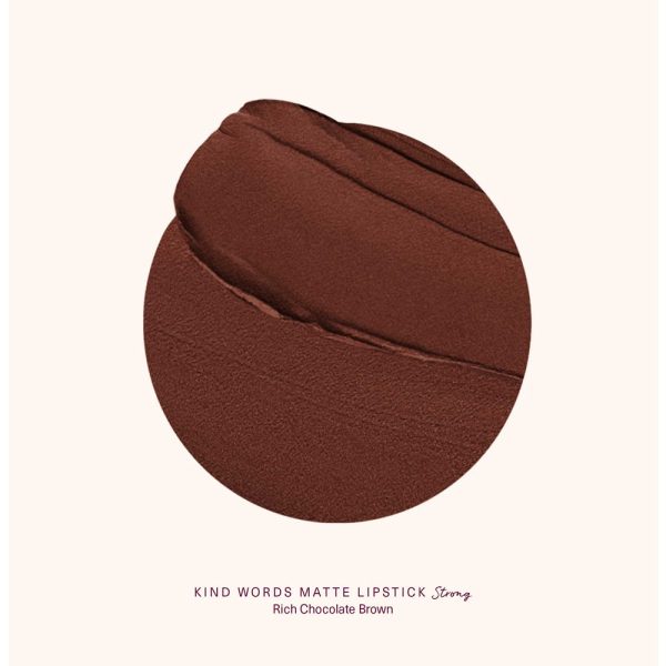 Rare Beauty- Kind Words Matte Lipstick (Strong - Rich Chocolate) Fashion