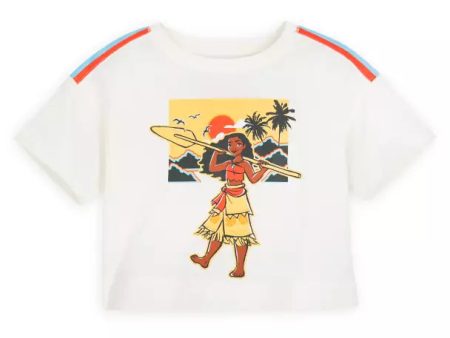 Disney Store- Moana Semi-Cropped T-Shirt for Girls Online Sale