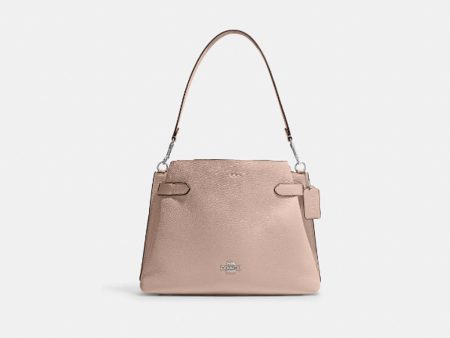 Coach- Hanna Shoulder Bag (Silver Steam) Online Hot Sale