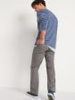 Old Navy- Wow Straight Five-Pocket Pants for Men (Gray Stone) Fashion