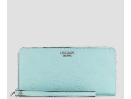 Guess- Galeria Large Zip-Around Wallet (Ice) Cheap