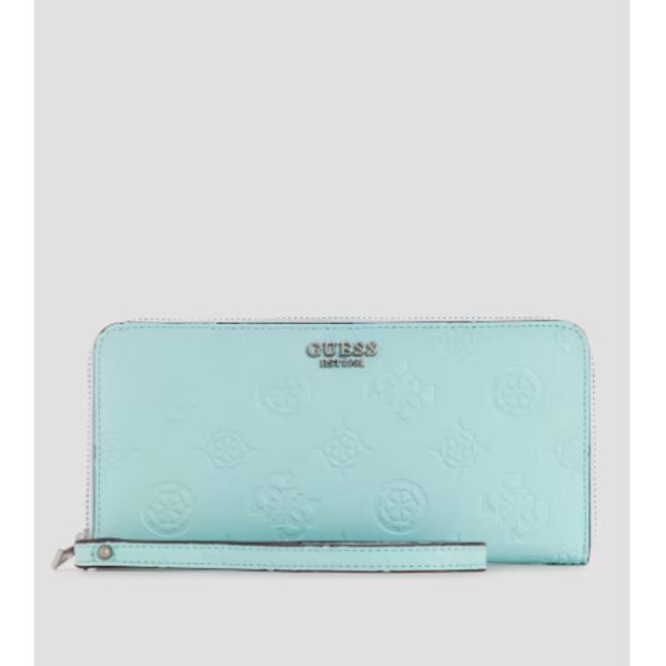 Guess- Galeria Large Zip-Around Wallet (Ice) Cheap